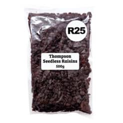 Thompson Seedless Raisins 500g Choice Grade Special